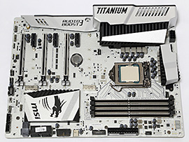 基板も銀色なゲーム/OC向けマザー「Z170A MPOWER GAMING TITANIUM」を