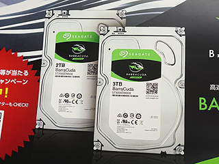 Seagateの新たなデスクトップ向けHDD「BarraCuda」が発売、2TBと3TB