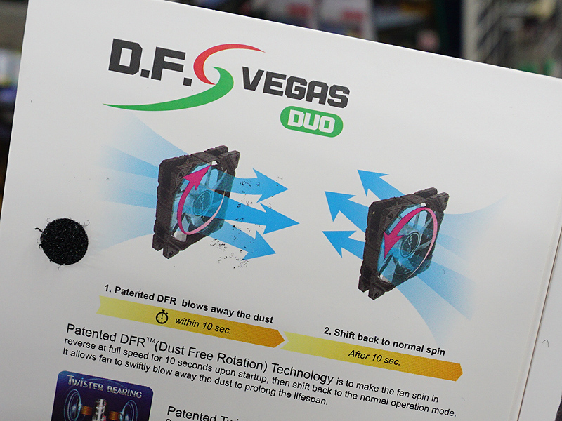 Dust Free Rotation technology