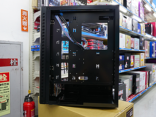 アビー AS Enclosure PCケース ブラック MATX フルアルミ アビーからも“魅せる”PCケースが登場、黒みがかったアクリル