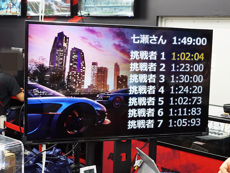 タイムトライアルで1位となった参加者には特別なプレゼントが贈られていた
