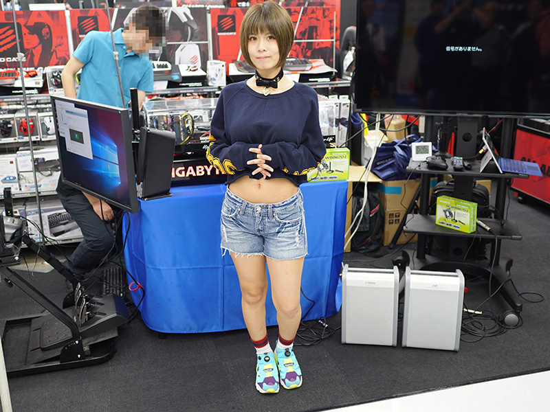 七瀬さくらさんは自作PC組立て動画などにも出演している