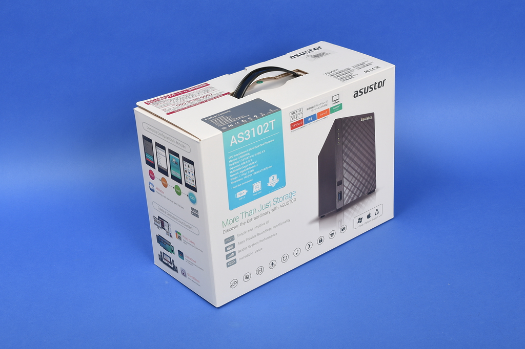 バカNASですから、もちろんNASを使います。今回の犠牲者はASUSTORのAS3102T、かわいそうに……