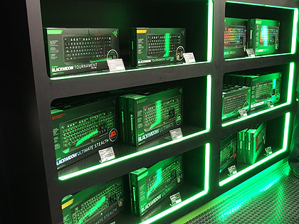 Razer製品が集結、専門フロア「RAZERZONE」が19日にオープン、ツクモ