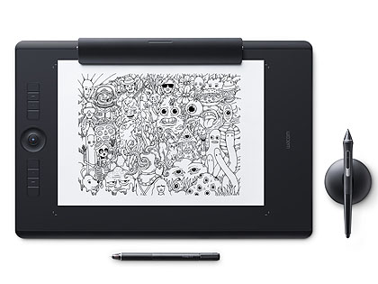 筆圧8,192レベル対応のペンタブレット「Intuos Pro」がデビュー