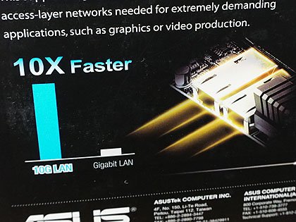 10GBASE-T LAN搭載のASUS製マザー「X99-E-10G WS」が発売、実売97,000