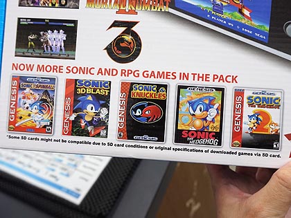 セガのレトロゲームが80本収録！ソニックも入ってるポータブルゲーム機