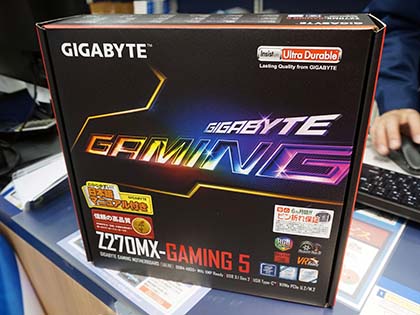 GIGABYTEのゲーミングmicroATXマザー「GA-Z270MX-Gaming 5」が発売