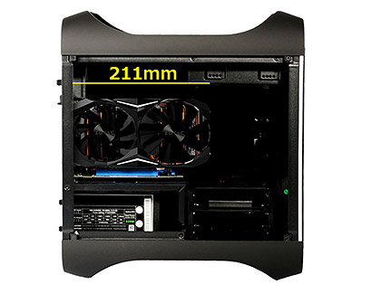 カード長はわずか211mm、最高性能の小型ビデオカードZOTAC Geforce GTX