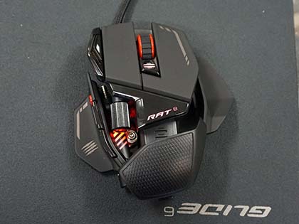 カスタマイズ可能なMad Catz製ゲーミングマウス「RAT」に新モデル、計4