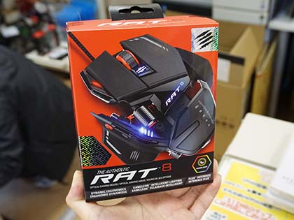 カスタマイズ可能なMad Catz製ゲーミングマウス「RAT」に新モデル、計4