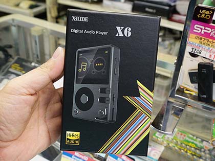 Usb Dacにもなる安価なハイレゾオーディオプレイヤー X6 Akiba Pc Hotline