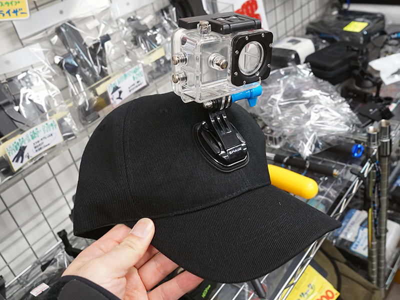 GoPro用ケース（別売り）の装着例