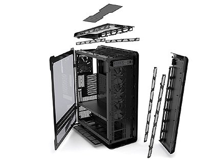 重量30kg超、Phanteksの水冷向けフルタワーケース「ENTHOO ELITE」が
