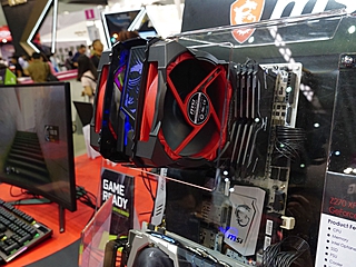 新型「X299」マザーはM.2 SSDの冷却を強化、美しく光るGTX 1080 Tiも