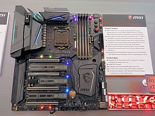 新型「X299」マザーはM.2 SSDの冷却を強化、美しく光るGTX 1080 Tiも