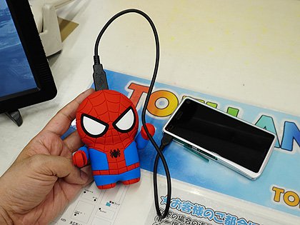 MARVELキャラのモバイルバッテリーが販売スタート、アイアンマン
