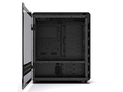 ATXマザーが収納できるミニタワー「THETIS WINDOW」が発売、アルミ製