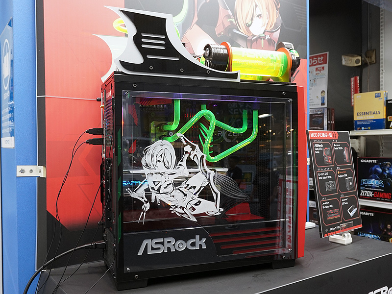 展示されているMOD PC