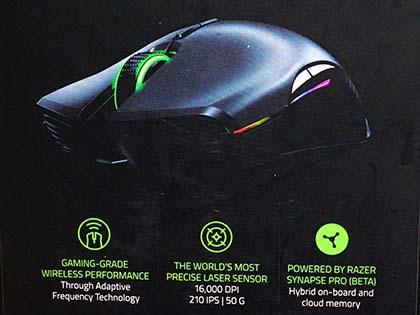 無線時の遅延を極限まで抑えたゲーミングマウス「Lancehead」が