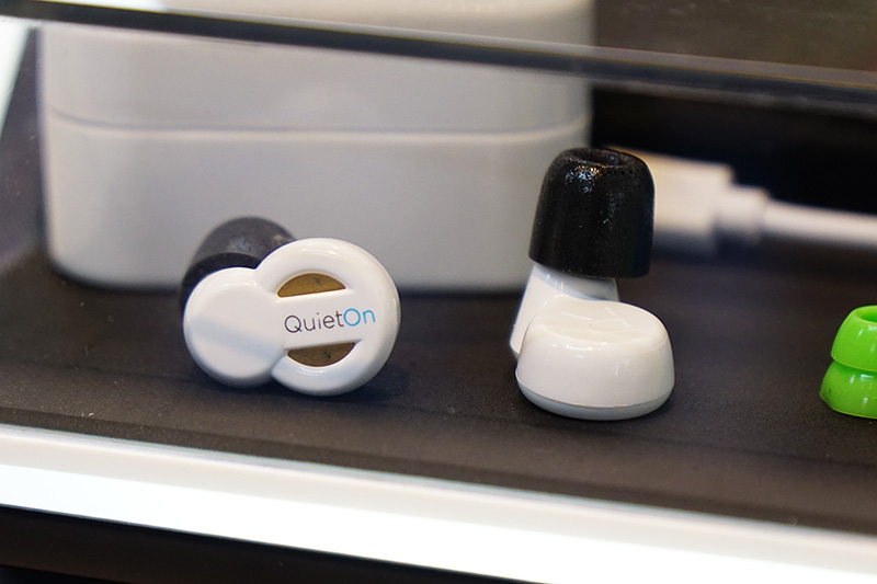 QuietOn「QuietOn」。ノイズキャンセル機能付きの耳栓型イヤホン。
