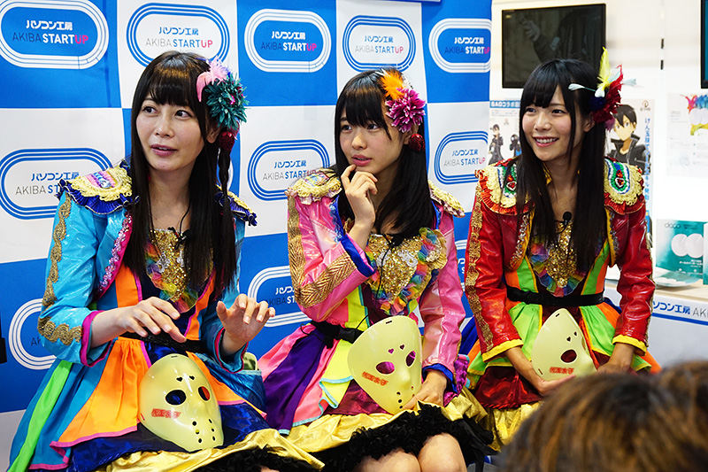 左から桜のどかさん、窪田美沙さん、立花あんなさん