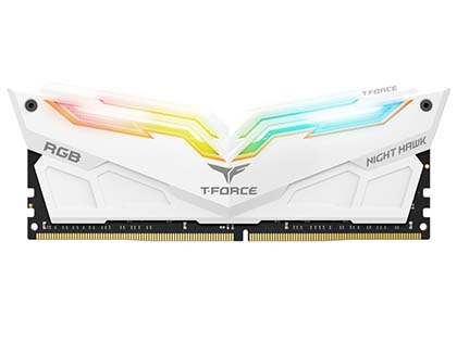 光るDDR4メモリ「T-FORCE NIGHT HAWK RGB」が発売、Aura Sync対応