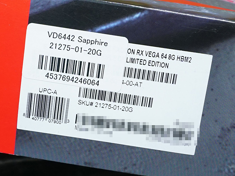 SAPPHIRE 21275-01-20G(限定モデル)