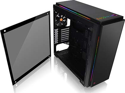 4面強化ガラスパネルを備えた“魅せる”ケースが発売、Thermaltake製