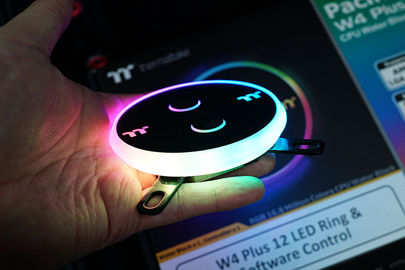 CPU用水冷ヘッドの「Pacific W4 RGB CPU Water Block」
