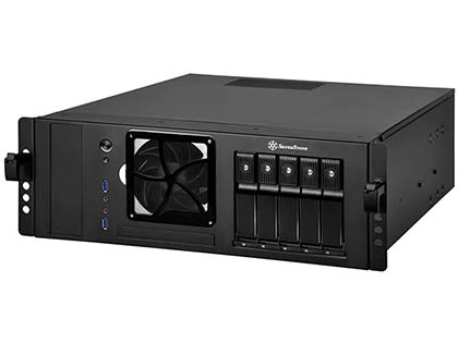 5基のホットスワップベイを備えたサーバー向けケース「SST-CS350」が