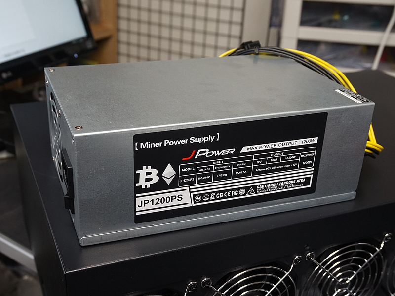 容量1,200Wの特殊電源