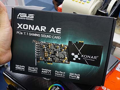 オペアンプの交換も可能な7.1chサウンドカード「Xonar AE」が登場