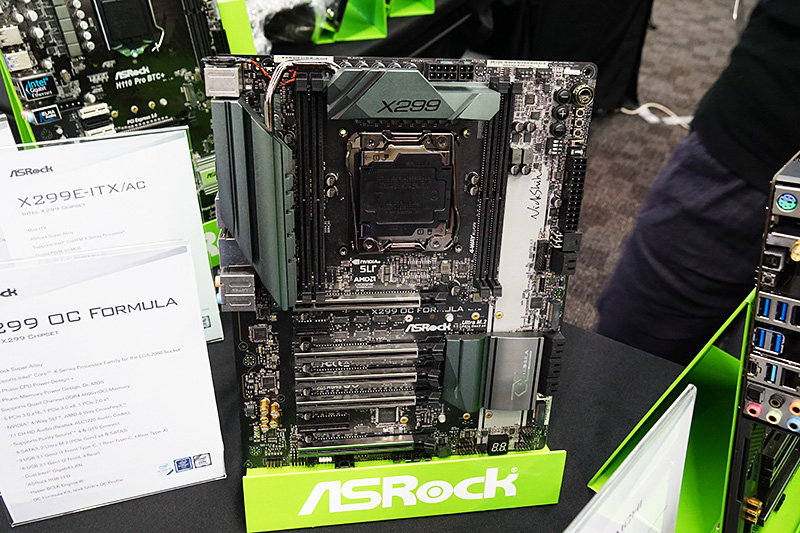 OC向け機能を多数備えるX299搭載マザーボード「X299 OC FORMULA」