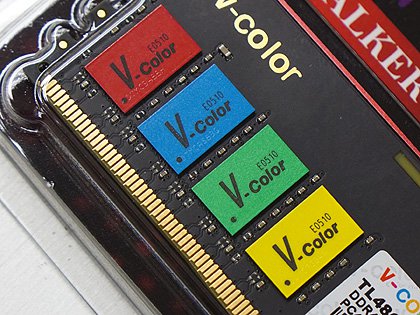 v-color 16GB×2 DDR4 メモリー カラフルなメモリチップを搭載したDDR4メモリが発売、V-Color製