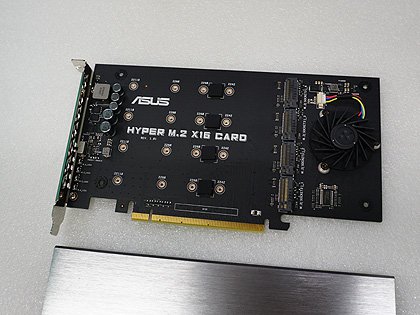 PCメモリ HYPER 16GB ×2セット Asus Hyper M.2 X16 PCIe 3.0 X4 Expansion Card V2 Supports 4 NVMe M