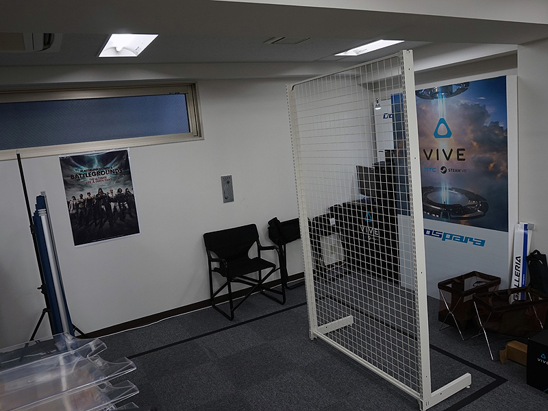 VR体験スペースもこちらに用意される