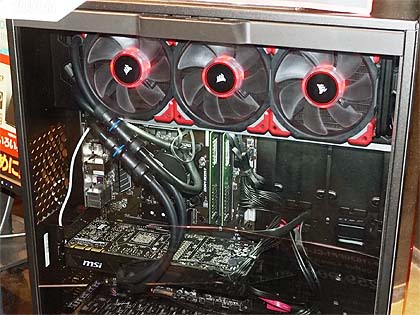 CPU+GPUを“ダブル水冷化”、Coffe Lake+GTX 1080 Ti搭載のゲーミングPC