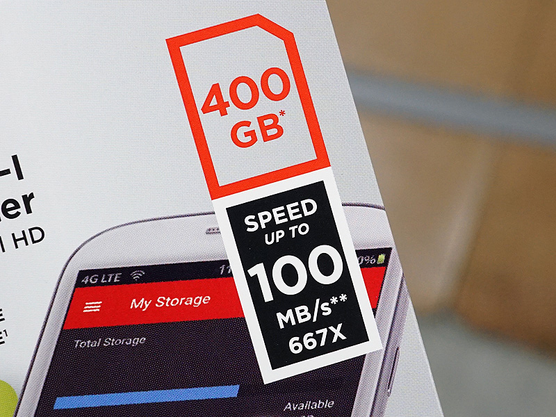 容量400GBのmicroSDXCカード