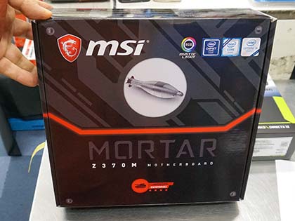 ミリタリーデザインのゲーム向けmicroATXマザー「Z370M MORTAR」がMSI