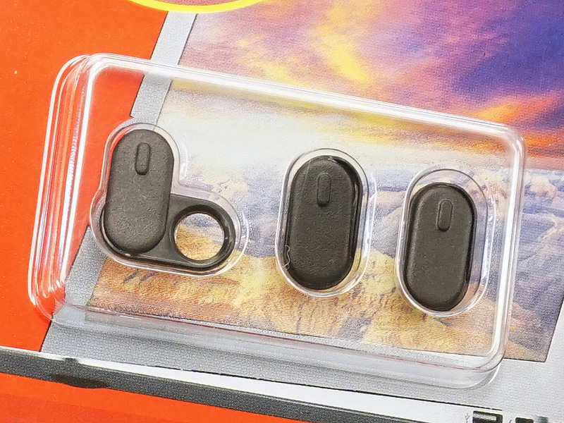 Webカメラやインカメラのレンズに貼るカバー。3個セット