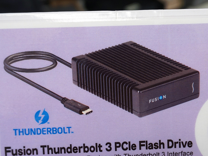 Sonnet Technologiesの「Fusion Thunderbolt 3 PCIe Flash Drive(FUS-TB3-1TB)」