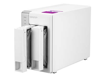 QNAPの2ベイNAS「TS-231P2」が発売、4コアCPU+4GBメモリで処理速度が