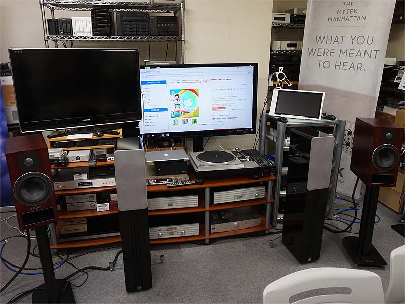 同店でキャラクターソングのハイレゾ音源が試聴可能。