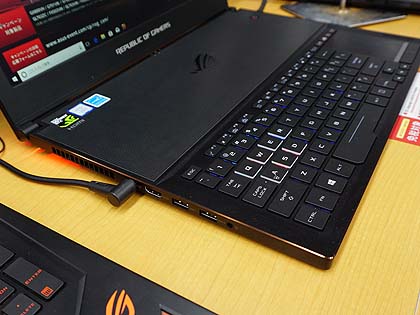 GeForce GTX 1080や24GBメモリを搭載、薄型最強ノート「ROG ZEPHYRUS 