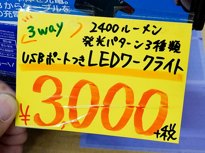 税抜き3,000円