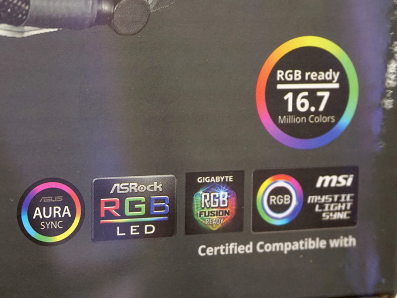 マザーボードのLED制御に対応