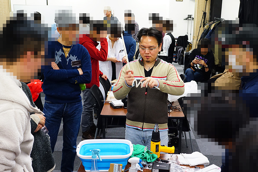 門馬ファビオ氏のチームが完成させた水冷PC。遊び心あふれる一台。