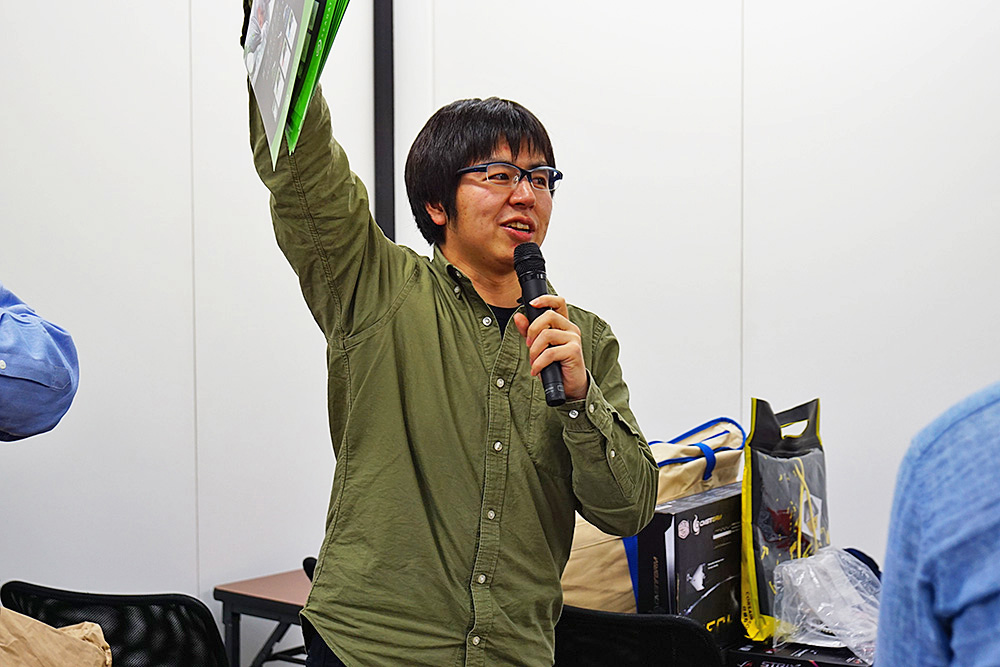 イベントは森田氏個人が主催。