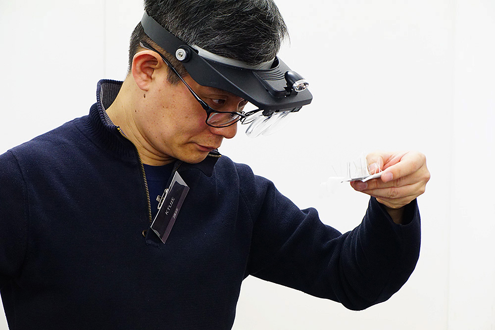 制作は全員同じペースで進行。難しい部分などは加藤氏がその都度確認し、上手くいかない場合は助っ人に入っていた。